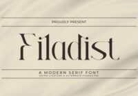 Filadist Font - Featured Image