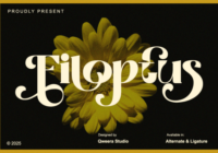 Filoptus Font - Featured Image