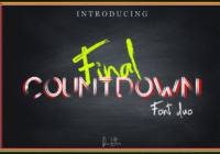 Final Countdown Font - Featured Image