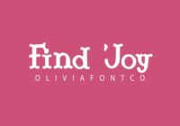 Find Joy Font - Featured Image