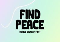 Find Peace Font - Featured Image
