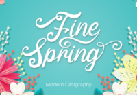 Fine Spring Font - Featured Image