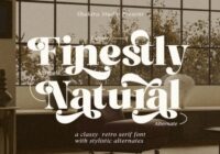 Finestly Natural Font - Featured Image