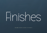 Finishes Font - Featured Image