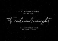 Finlandianight Font - Featured Image