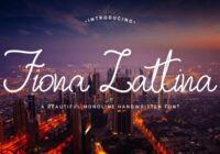 Fiona Lattina Font - Featured Image