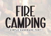 Fire Camping Font - Featured Image