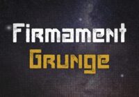 Firmament Grunge Font - Featured Image
