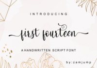 First Fourteen Font - Featured Image