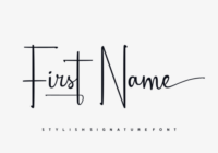 First Name Font - Featured Image