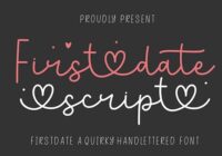 Firstdate Font - Featured Image