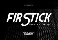 Firstick Font - Featured Image