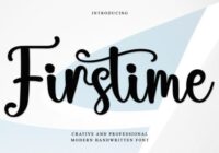 Firstime Font - Featured Image