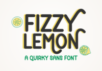 Fizzy Lemon Font - Featured Image