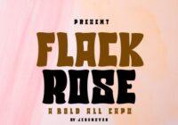 Flack Rose Font - Featured Image