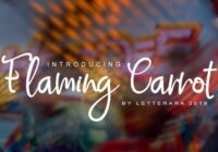 Flaming Carrot Font - Featured Image