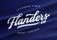 Flanders Script Font - Featured Image