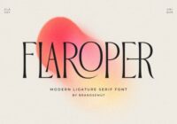 Flaroper Font - Featured Image