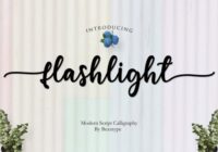Flashlight Script Font - Featured Image