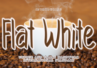 Flat White Font - Featured Image