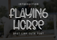 Flaying Horse Font - Featured Image