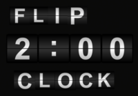 Flip Clock Font - Featured Image