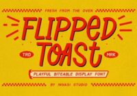 Flipped Toast Font - Featured Image