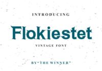 Flokiestet Font - Featured Image