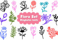 Flora Set Font - Featured Image