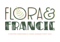 Flora & Francie Font - Featured Image