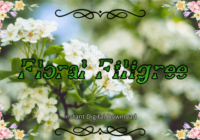 Floral Filigree Font - Featured Image