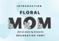 Floral Mom Font - Featured Image