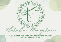 Floralia Monogram Font - Featured Image
