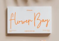 Flower Bay Font - Featured Image