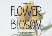 Flower Blosom Font - Featured Image