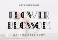 Flower Blossom Font - Featured Image