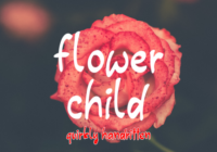 Flower Child Font - Featured Image