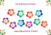 Flower Cute Font - Featured Image