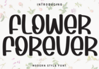 Flower Forever Font - Featured Image