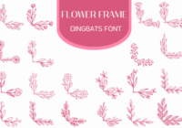 Flower Frame Font - Featured Image