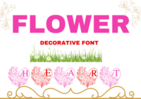 Flower Heart Font - Featured Image