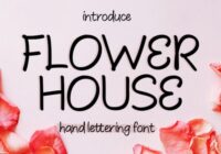 Flower House Font - Featured Image