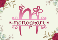 Flower Monogram Font - Featured Image