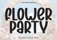Flower Party Font - Featured Image