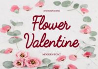 Flower Valentine Font - Featured Image