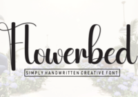 Flowerbed Font - Featured Image