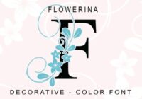 Flowerina Font - Featured Image