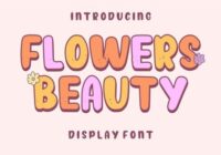 Flowers Beauty Font - Featured Image