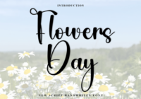 Flowers Day Font - Featured Image