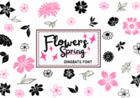 Flowers Spring Font - Featured Image